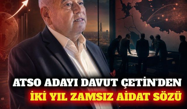 ATSO başkan adayı Davut Çetin Kepez'de seçim ofisini açtı