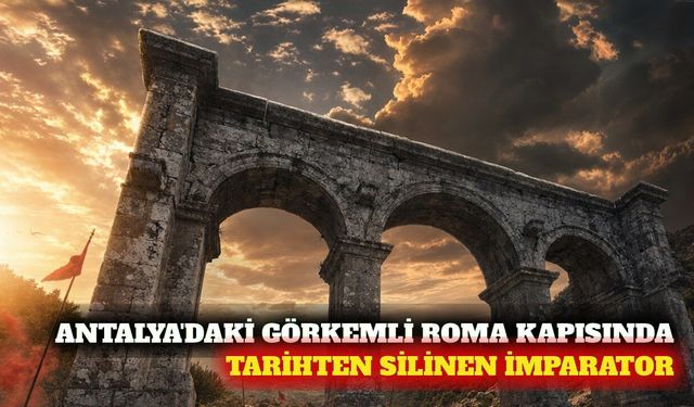 Antalya'daki Ariassos'un görkemli Roma kapısı
