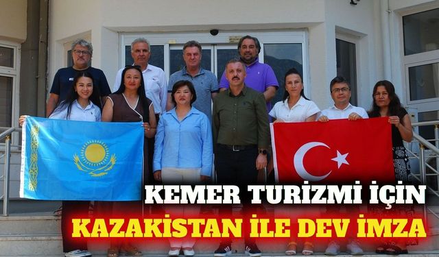 Kemer'de Kazakistan ile turizm eğitimi protokolü imzalandı