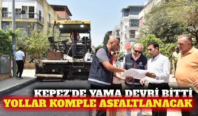Kepez'de ASAT'ın altyapı kazılarını belediye asfaltlayacak
