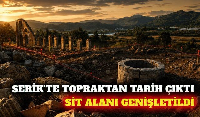 Serik'te yeni buluntular sit alanını genişletti