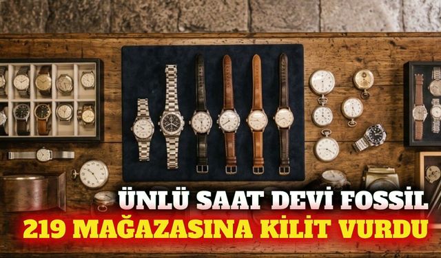 Fossil Group dünya genelinde 219 mağazasını kapattı