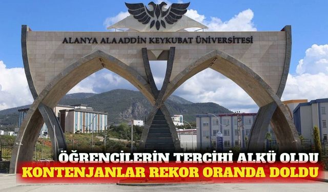 ALKÜ'de 2026 YKS doluluk oranı yüzde 99,66 olarak açıklandı