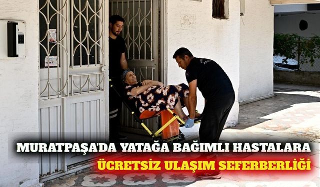 Muratpaşa'da 27 bin hastaya ücretsiz ulaşım desteği