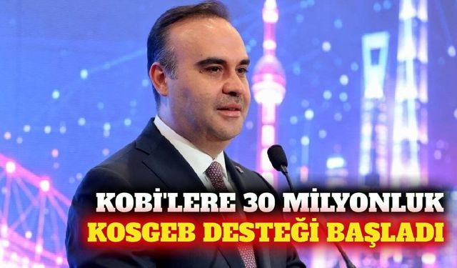 KOBİ'lere 30 milyon TL KOSGEB desteği başvuruları başladı
