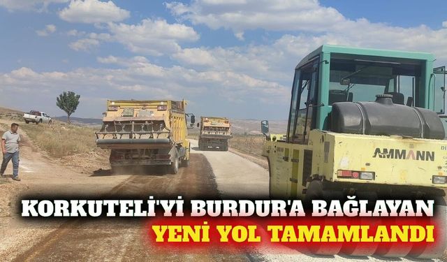 Korkuteli'deki Osmankalfalar-Dengere yolunda asfalt bitti