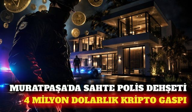 Muratpaşa'da sahte polis baskını: 4 milyon dolarlık gasp