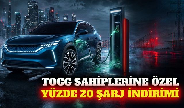 Togg kullanıcılarına eylül ayında yüzde 20 şarj indirimi