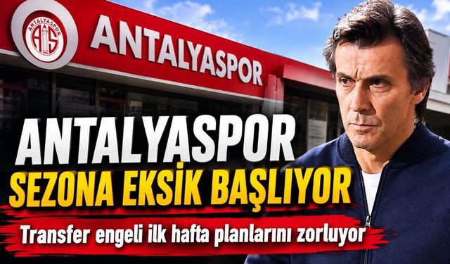 Antalyaspor yeni sezona transfer engeli ve savunma sıkıntısıyla giriyor