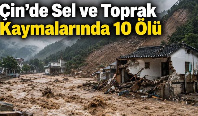 Çin’de Sel ve Toprak Kaymalarında 10 Ölü
