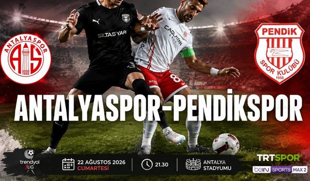 Antalyaspor-Pendikspor maçı ne zaman, saat kaçta, hangi kanalda?