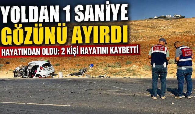 Yoldan 1 saniye gözünü ayırdı hayatından oldu: 2 kişi hayatını kaybetti