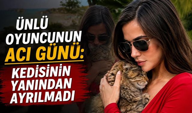 Ünlü oyuncunun acı günü: Kedisinin yanından ayrılmadı