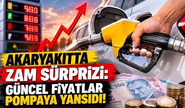 Akaryakıtta zam sürprizi: Güncel fiyatlar pompaya yansıdı!