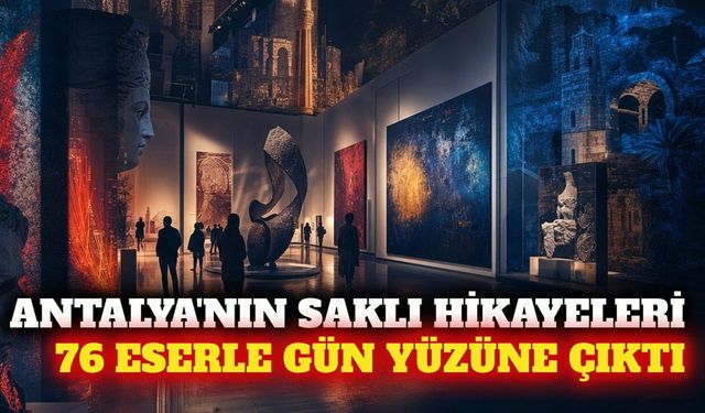 Antalya'nın görsel hafızası 76 eserle sergileniyor