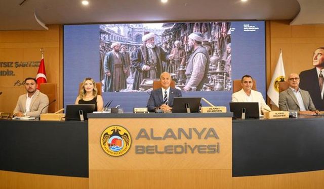 Alanya belediyesi eylül ayı meclis toplantısı yapıldı