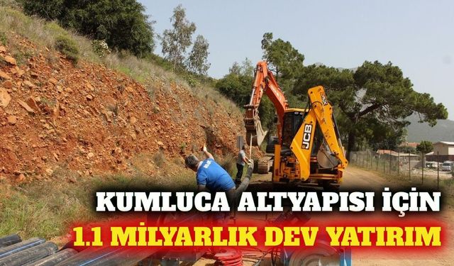 Kumluca altyapısına 1.1 milyar liralık ASAT yatırımı
