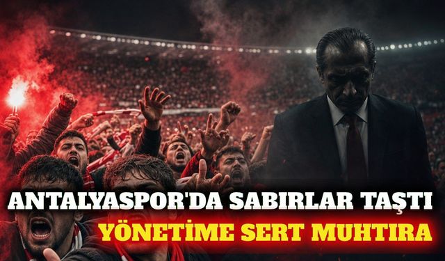 Antalyaspor taraftarından yönetime sert tepki