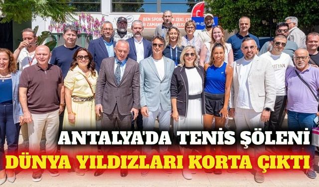 Antalya'da uluslararası WTA 125 tenis heyecanı başladı