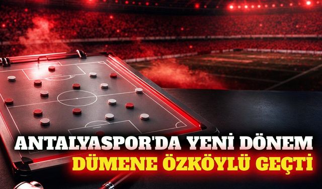 Antalyaspor'da hedef Süper Lig: Osman Özköylü imzaladı