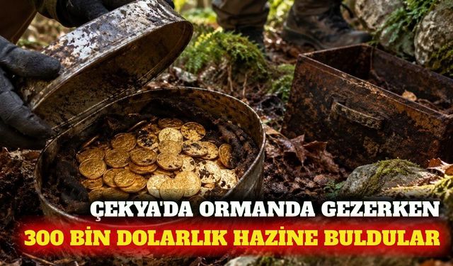 Çekya'da ormanda 300 bin dolarlık altın sikke bulundu