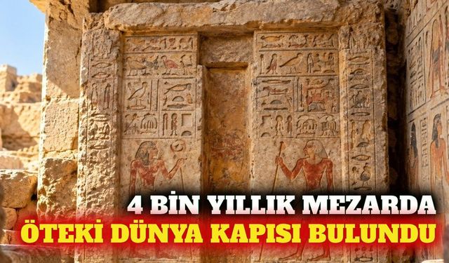 Sakkara'da 4 bin yıllık öteki dünya kapısı bulundu