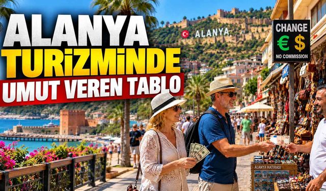 Alanya turizminde umut veren tablo