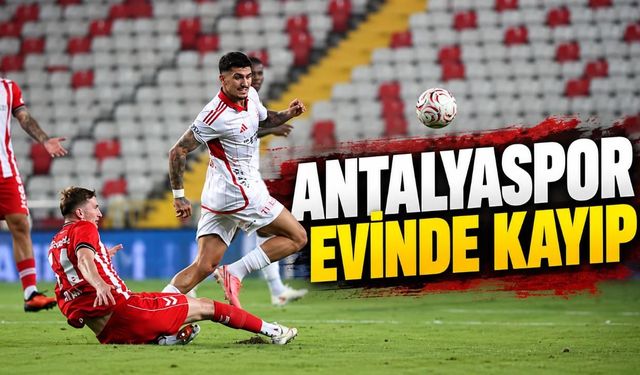Antalyaspor evinde Sivasspor'a 2-1 mağlup oldu