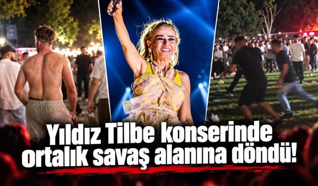 Yıldız Tilbe konserinde ortalık savaş alanına döndü!