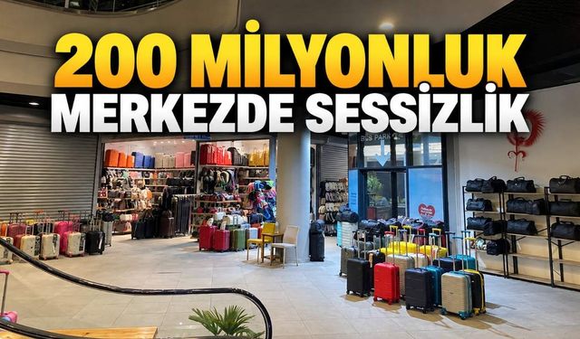Antalya’da 200 milyon TL’lik ticaret merkezinde esnaf müşteri bekliyor