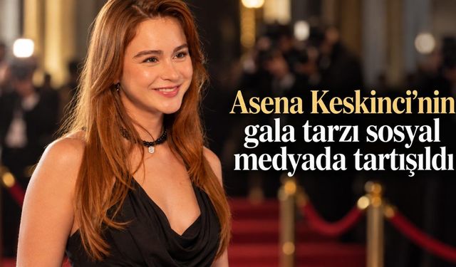 Asena Keskinci'nin gala tarzı sosyal medyada tartışıldı