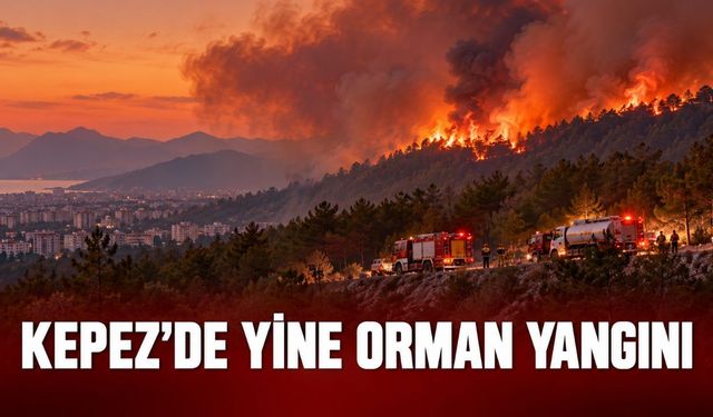 Antalya Kepez’de orman yangını: Bölgeden ilk bilgiler geldi