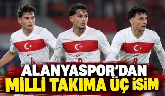 Alanyasporlu üç genç Ümit Millî Takım’da sahaya çıktı