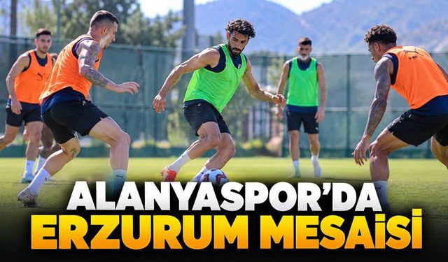 Alanyaspor’da Erzurumspor FK hazırlıklarında tempo yükseldi