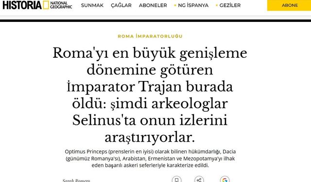 Gazipaşa’daki 2 bin yıllık sır dünya gündeminde! National Geographic Selinus’un izinde