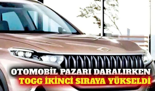 Otomobil pazarı daralırken Togg eylülde ikinci sıraya çıktı