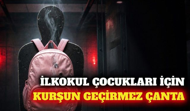Ankara'da ilkokul öğrencileri için kurşun geçirmez çanta