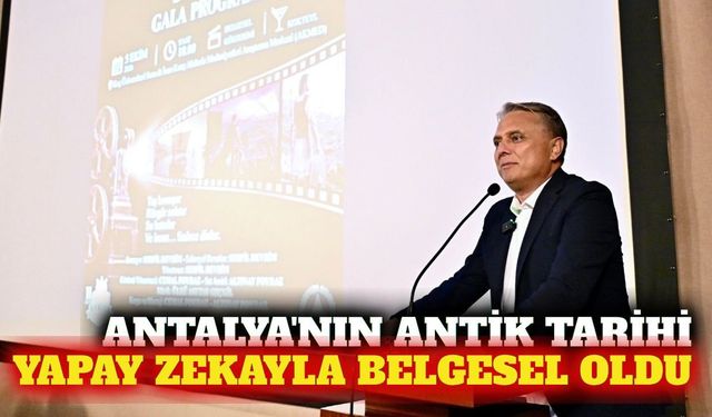 Antalya'nın antik hikayeleri Muratpaşa'da belgesel oldu
