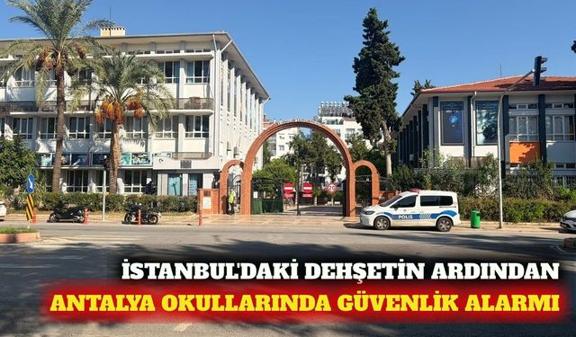 Antalya'da okul çevrelerinde polis denetimi artırıldı