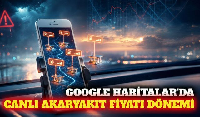 Google Haritalar'da canlı akaryakıt fiyatı dönemi başladı