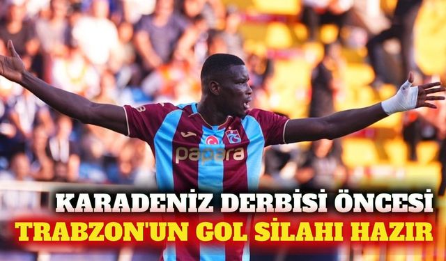 Trabzonspor'un golcüsü Onuachu Samsunspor maçına hazır