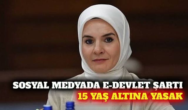 Sosyal medyada 15 yaş altına yasak ve e-Devlet şartı