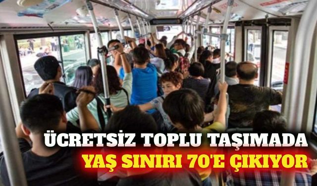 Dünyada ücretsiz toplu taşıma yaşı 70'e yükseliyor