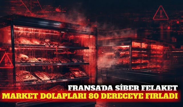 Fransa'da siber saldırı: Market dolapları 80 dereceye çıktı