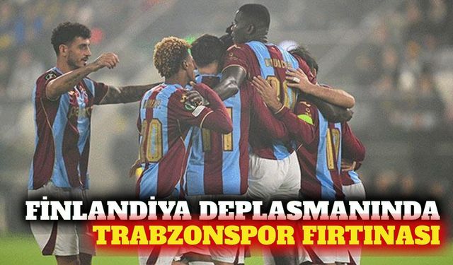Trabzonspor Konferans Ligi'nde KuPS'u deplasmanda yendi