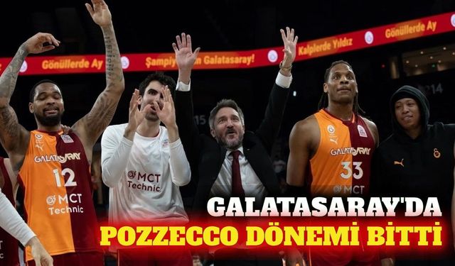 Galatasaray'da Gianmarco Pozzecco dönemi sona erdi