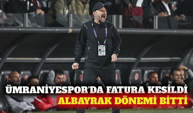 Ümraniyespor teknik direktör Albayrak ile yollarını ayırdı