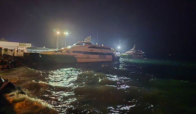 BUDO'dan son dakika açıklaması: 12 deniz otobüsü seferi iptal edildi!