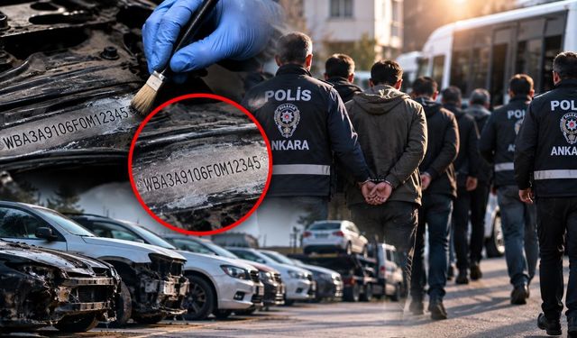 9 İlde 'Change' Araç Operasyonu! Şasi Numaralarını Değiştiren 11 Şüpheli Yakalandı