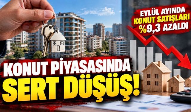 Ev satışları çakıldı! TÜİK konut piyasasındaki son rakamları açıkladı